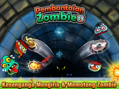 Zombie Pemotongan Permainan screenshot 9