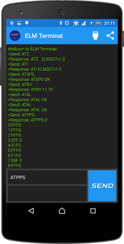 ELM327 Terminal Command 1.7 Download Android APK | Aptoide