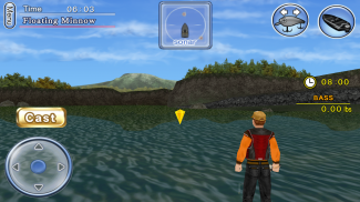 Бесплатная 3D Bass Fishing screenshot 2