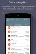 SMS Scheduler screenshot 2