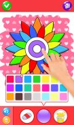 Glitter Flowers Coloring Book screenshot 2