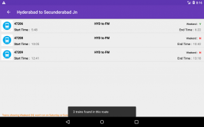 MMTS Train Timings Offline screenshot 8