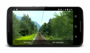 Train Cab View Live Wallpaper screenshot 5