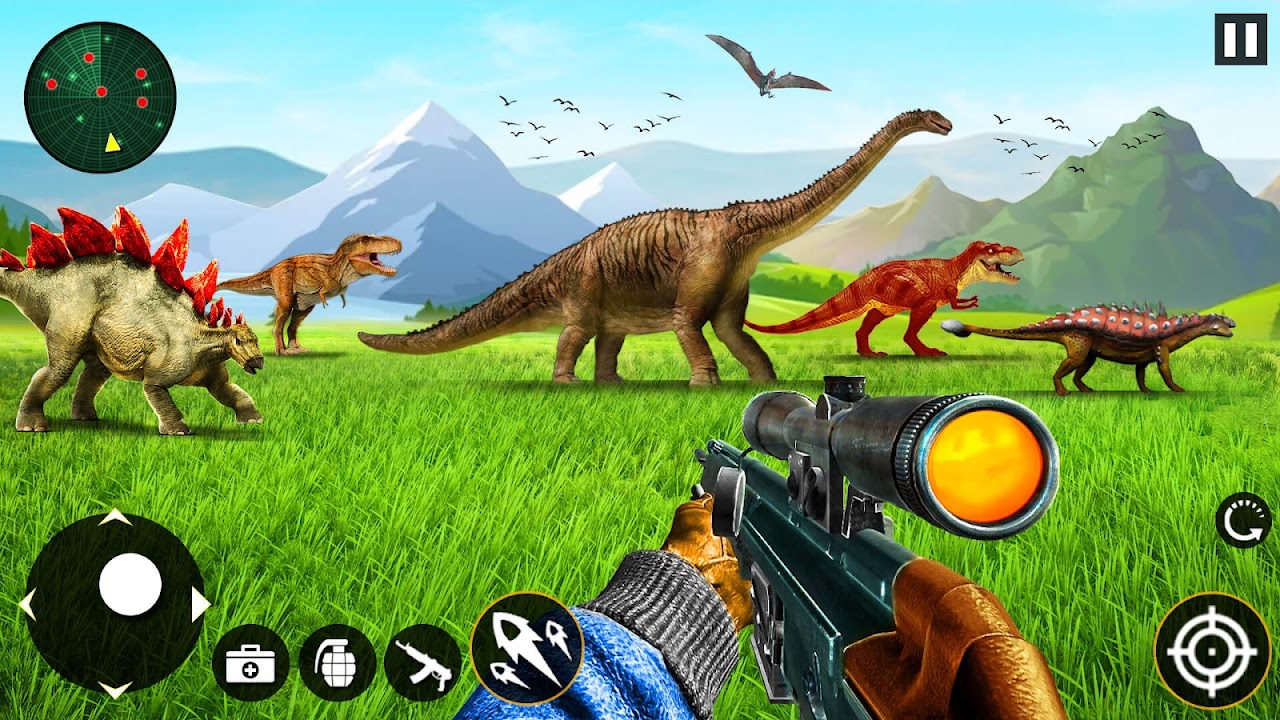 Wild Dinosaur Game Hunting Sim - Download APK per Android