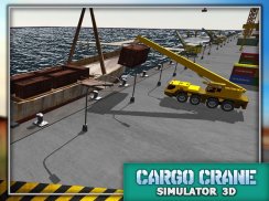 3D หนัก Cargo Crane จำลอง screenshot 7