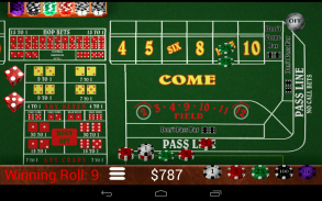 Craps Trainer Free screenshot 2