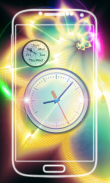 Leaves Analog Clock Live Wallpaper screenshot 3