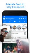 Messenger สำหรับส่งข้อความตัวอักษรและวิดีโอแชท screenshot 3
