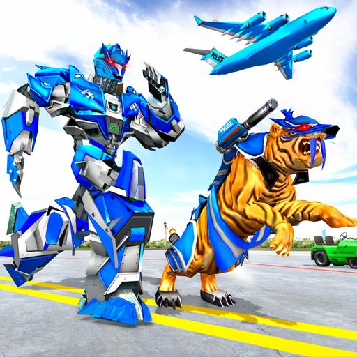 jogo de robô policial tigre - Download do APK para Android