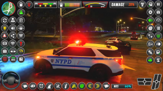 Lujo Prado Policía Coche Sim screenshot 1