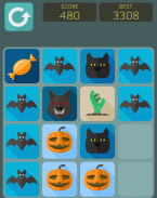 2048 Halloween Monster Treats screenshot 6