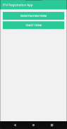 IFH Registration App screenshot 1