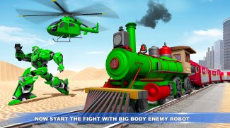 Train Robot transform Car Game screenshot 1