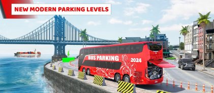 Bus Driving 3D Parking Games screenshot 2