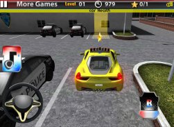 कार पार्किंग 3 डी: पुलिस कारें screenshot 8