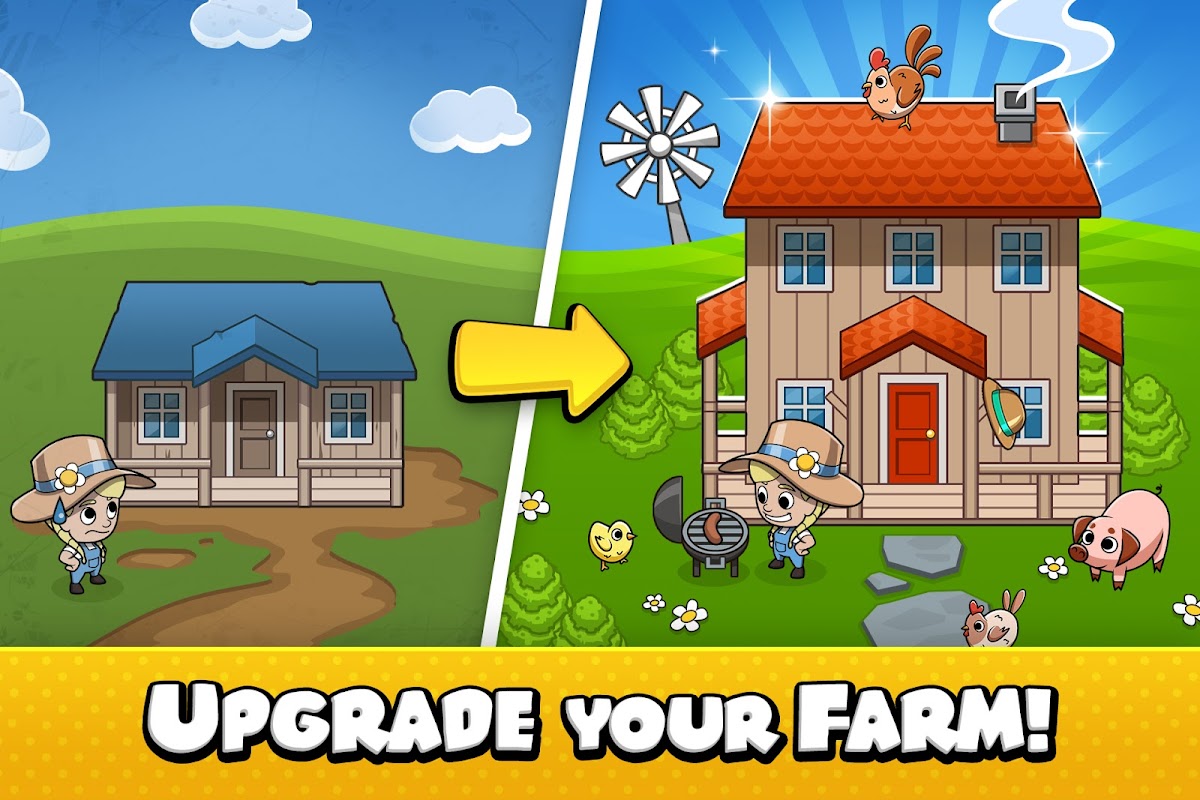 Idle Farm Tycoon - Merge Crops - Загрузить APK для Android | Aptoide