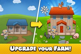 Idle Farm Tycoon - Merge Crops screenshot 1
