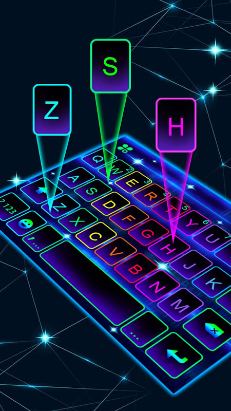 led keyboard theme