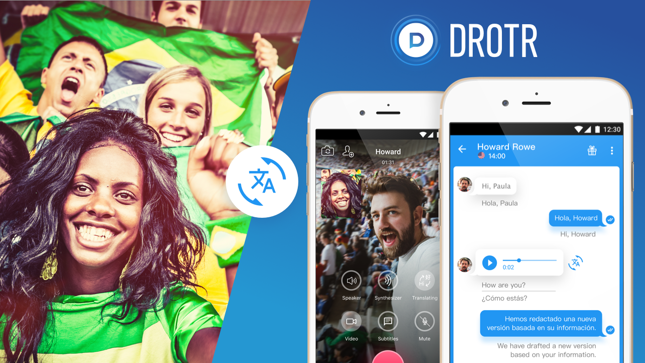 DROTR - звонки и чат с переводом, мессенджер - Загрузить APK для Android |  Aptoide