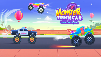 MonsterTruck Car Game for Kids screenshot 4