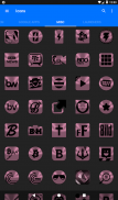 Lilac Purple & Black Icon Pack screenshot 21