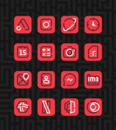 Linios Red - Icon Pack screenshot 2