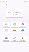 Find numbers: 1 to 100 (Light) screenshot 3