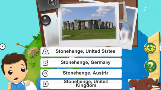 भूगोल प्रश्नोत्तरी खेल 3 डी screenshot 3