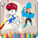 Boboi boy Coloring Book