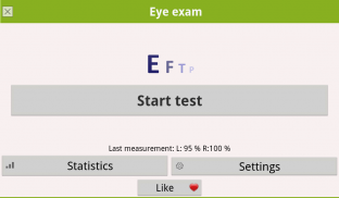 Eye exam screenshot 9