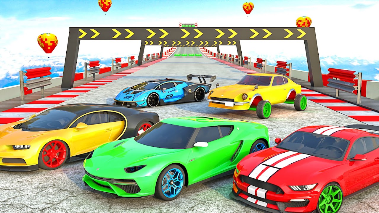 Play Car Stunts Games Mega Ramp Car Jump Car Games 3D