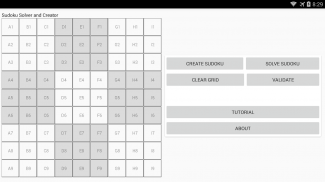 Sudoku solver and creator screenshot 1