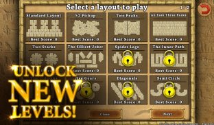 3 Pyramid Tripeaks Solitaire - Free Card Game screenshot 1