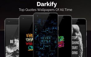 Schwarze Tapete, Dunkler Hintergrund: Dakrify screenshot 5