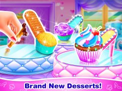 Game memasak anak-anak: membuat cupcake stiletto screenshot 0