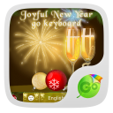 Joyful New Year GO Keyboard Icon