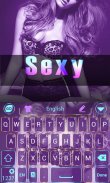 Sexy GO Keyboard Theme & Emoji screenshot 5