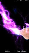 Electrical Lightning Touch Thunder Live Wallpapper screenshot 4