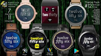 Watch Face Theme Bubble Cloud screenshot 22