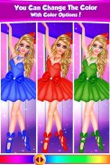 Ballerina Doll Fashion Salon Makeup Dress up Game screenshot 4