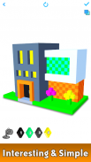 Modern Houses Voxel Coloring screenshot 7