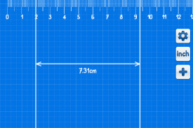 Ruler Blueprint - Cm & Inches screenshot 1