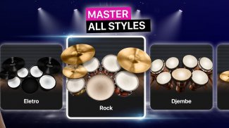 Drums: real drum set music games to play and learn screenshot 0