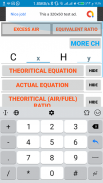 Combustion Equation screenshot 0