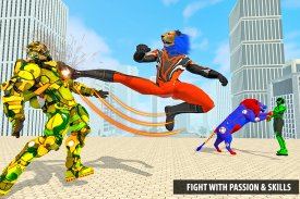 Police Lion Robot Superhero 3D screenshot 13