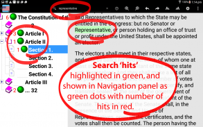U.S. Constitution TurboSearch screenshot 7