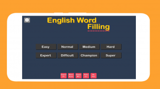 English Word Fill screenshot 4