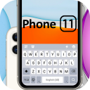 ثيم لوحة المفاتيح White Phone 11 Icon