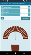 Brick Arch Calculator (Voussoirs) screenshot 4