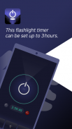 Flashlight timer police SOS screenshot 3